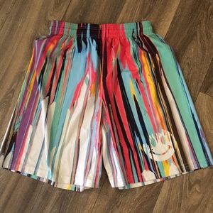 Mod Sun paint drip shorts